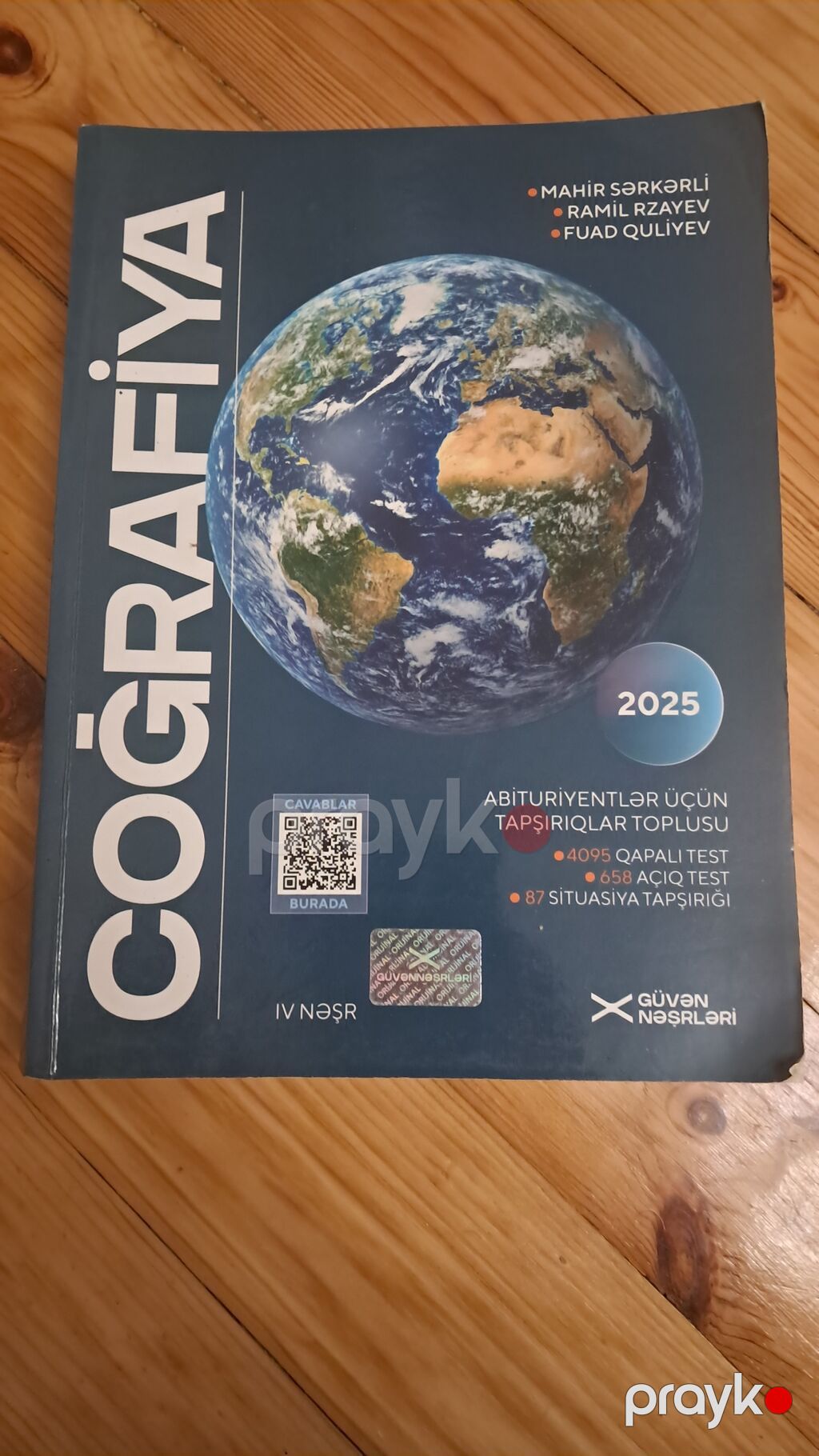 Məhsul: “Coğrafiya – Abituriyentlər üçün tapşırıqlar toplusu” (2025) — Kitablar, Bakı (2)