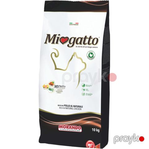 Pişik balaları üçün quru yem Miogatto Morando, toyuq əti ilə, 10 kq — Bakı