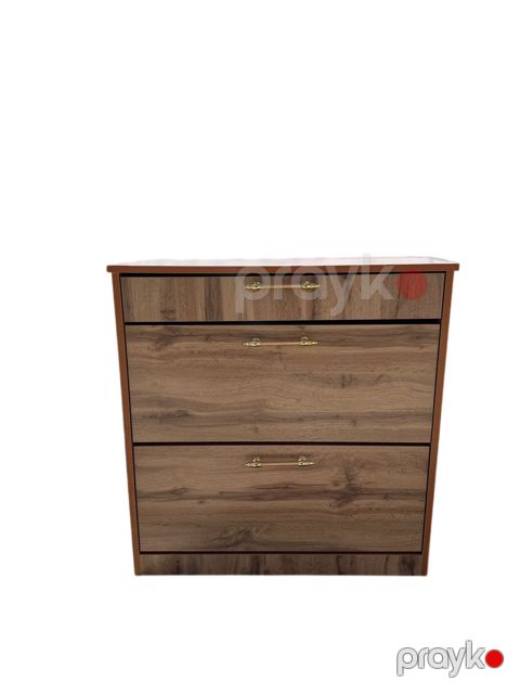 Ayaqqabi polkasi,laminat taxta,açiq qəhvəyi,91x88x28 sm — Bakı