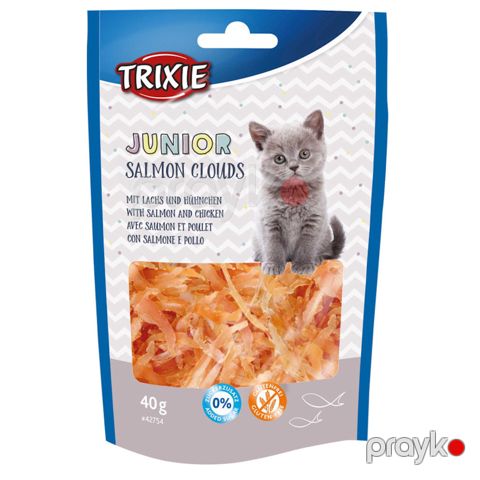 Pişiklər üçün məzə Trixie Junior Salmon Clouds 40 q — Bakı