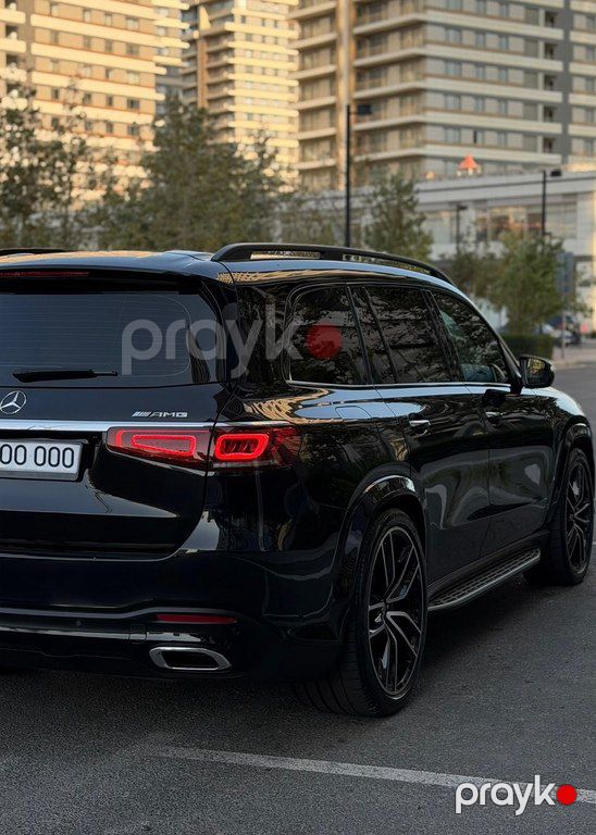 Mercedes GLS 450 4MATIC, 3.0 L, 2019 il, 85 000 km 00-OO-000 — Avtomobillər, Bakı (4)