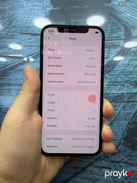 Apple iPhone 12 Black 64GB/4GB — Bakı