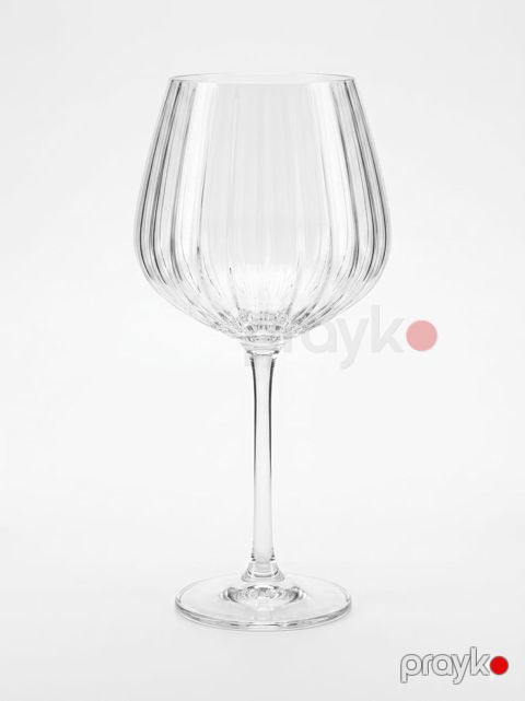 Badə dəsti 6516, şüşə, şəffaf, 670 ml, 4 əd — Bakı