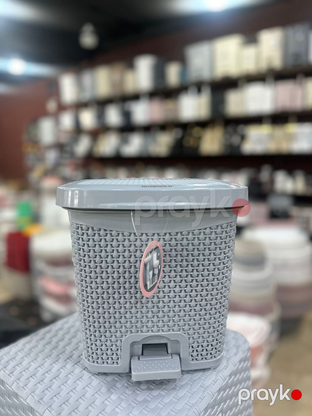 Zibil vedrəsi NP17, plastik, boz, 3 l — Mallar, Bakı (3)