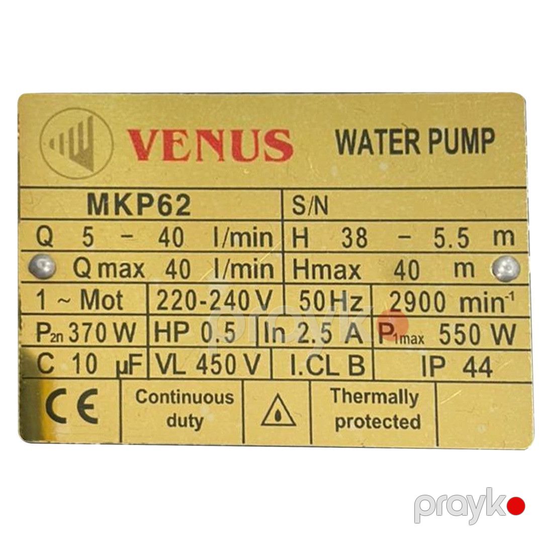 Su nasosu Venus MKP62 — Mallar, Bakı (2)