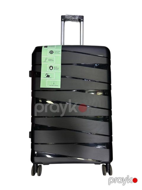 Çamadan 4 təkərli polipropilen, ölçü L, 70x45x27 sm, 90 l, qara — Bakı