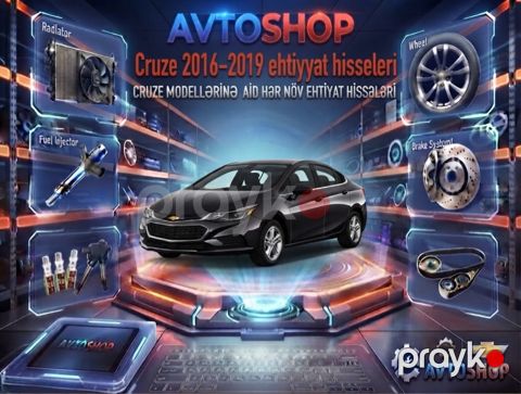 "Chevrolet Cruze 2016-2019" ehtiyat hissəsiləri — Bakı