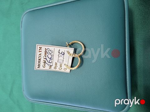 Sırğa qadınlar üçün 65541365, qızıl 585 əyar VJ994305 — Bakı
