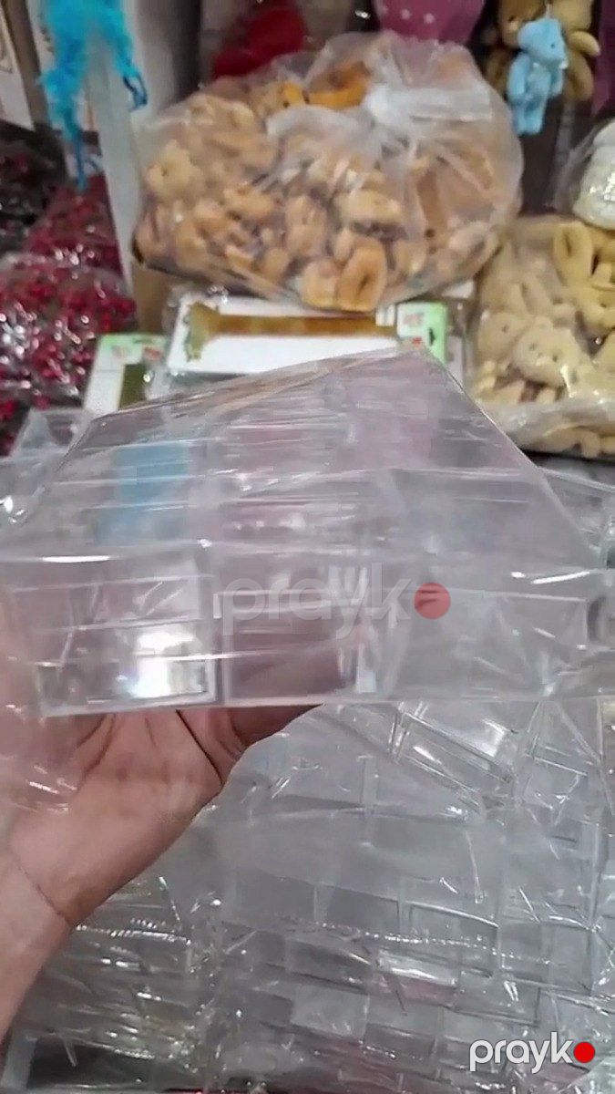 Şəffaf plastik kvadrat fiqurlar — Məişət malları, Bakı (3)