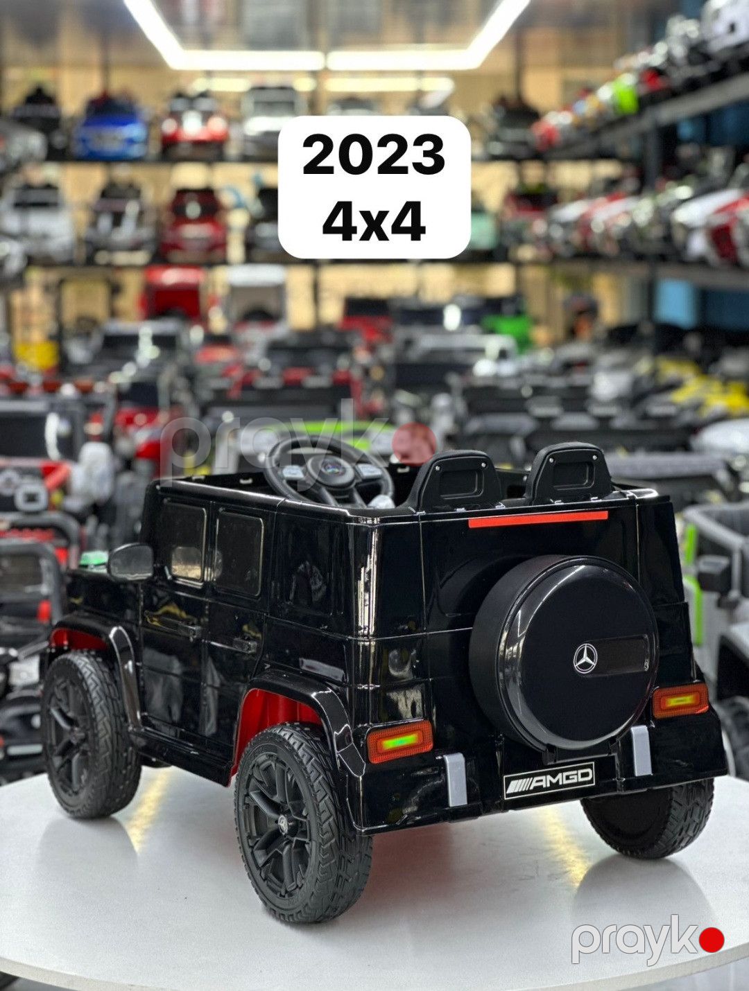 Uşaq elektrik avtomobili Mercedes 2023 model, qara, CMS — Mallar, Bakı (2)