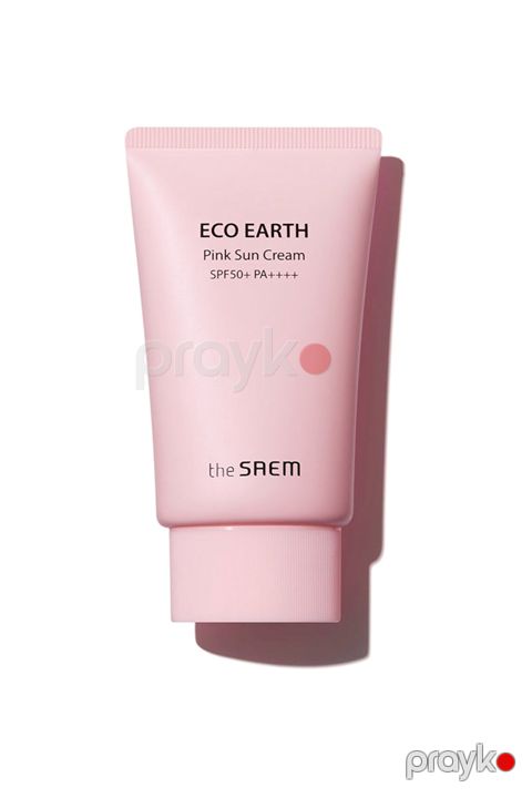Günəşdən qoruyucu krem The Saem Eco Earth Pink Sun Cream SPF 50+ PA 50 ml — Bakı