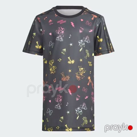 Qızlar üçün don-futbolka Adidas LK DY MI Dress IN7304, qara, polyester/elastan, ölçü 6-7 yaş — Bakı