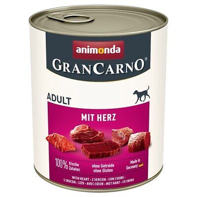 Nəm yem itlər üçün Animonda GranCarno Adult ürək dadı ilə, 800 q — Bakı