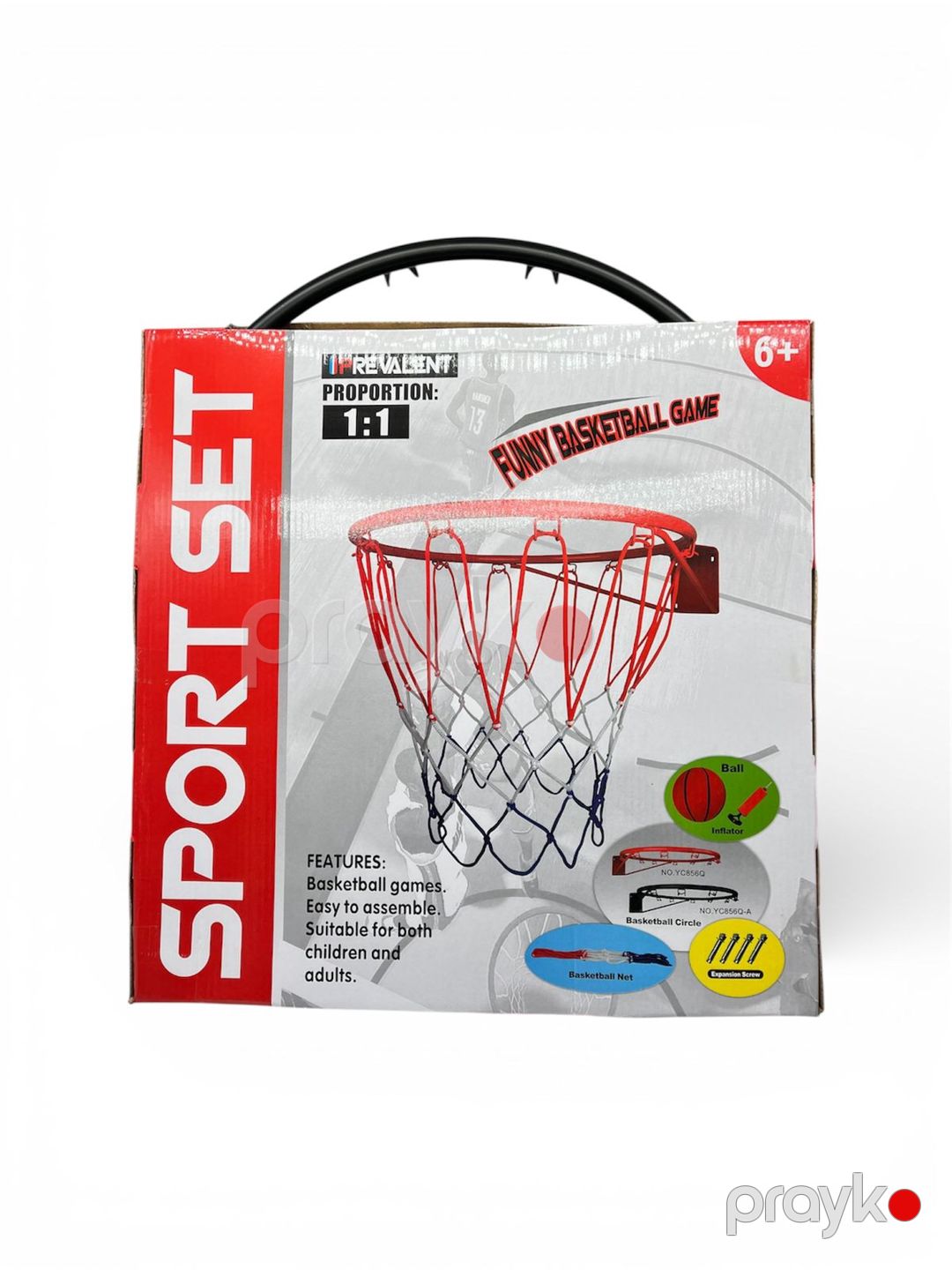Basketbol oynama üçün dəst Funny Basketball Game, metal, 30 sm, 6 yaş — Mallar, Bakı (2)