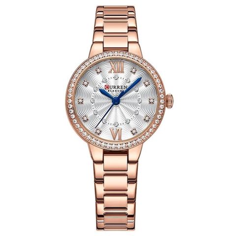 Qol saatı qadınlar üçün Curren C9085 Rosegold/White — Bakı