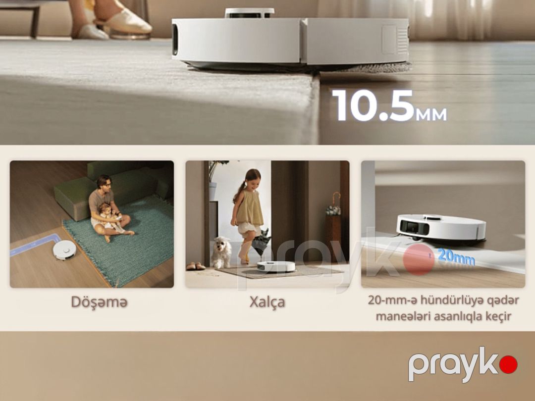 Robot-tozsoran Dreame D30 Ultra Black — Ev texnikası, Bakı (6)