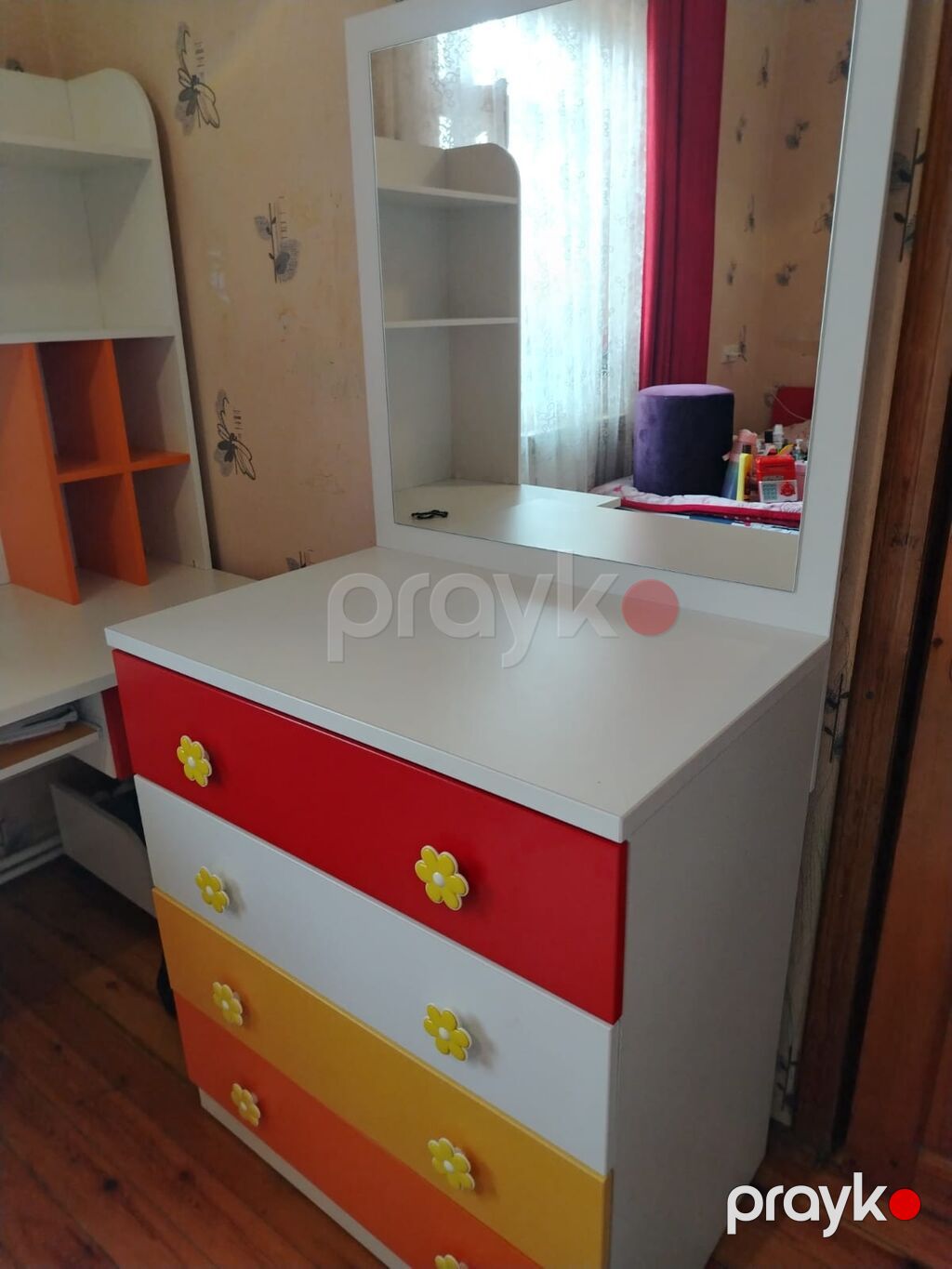 Uwaq otaqi mebeli satilir. 2 carpayi matraslarla+yazi — Uşaq mebeli dəstləri, Bakı (3)