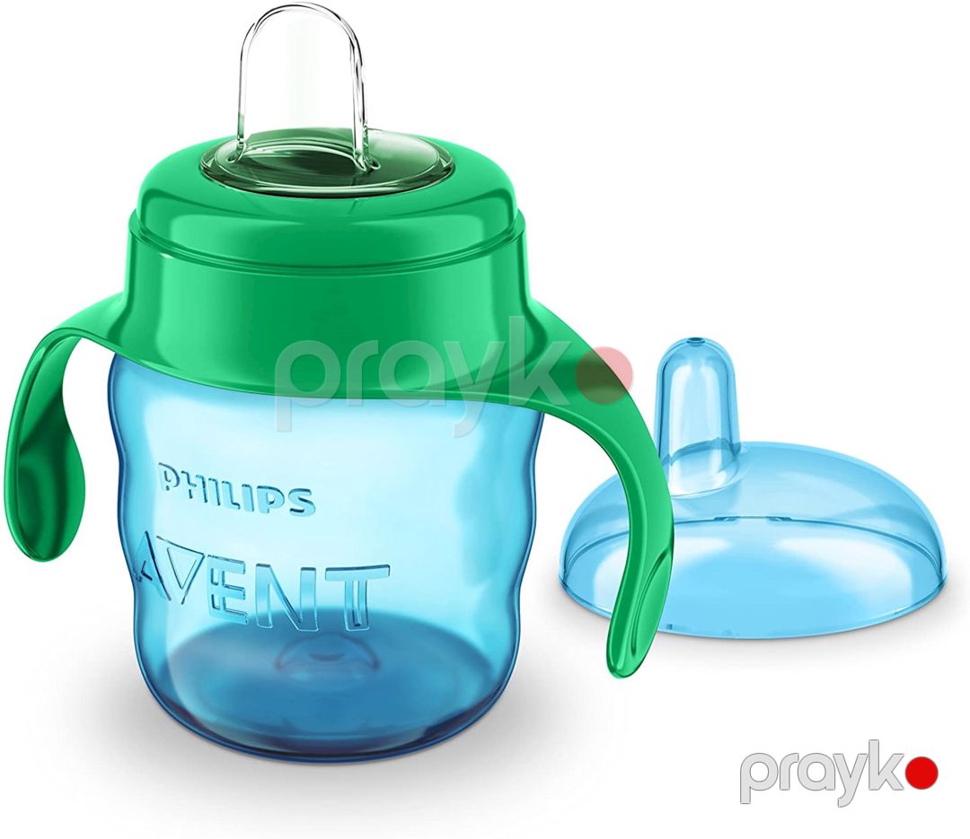 Uşaq üçün tutacaqlı su qabı-fincan Phillips Avent Comfort, 200 ml, 6 ay+, mavi — Mallar, Bakı (2)