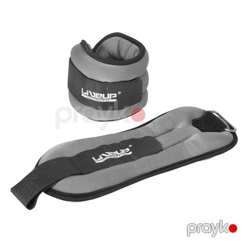 Yük LiveUp Sport LS3049, Parça, 2x1 kq, Boz/Qara — Bakı