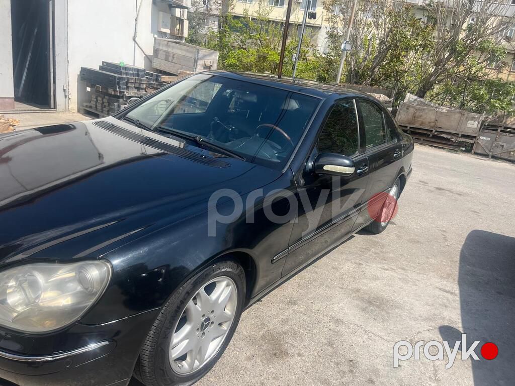 Mercedes S 320, 3.2 L, 2001 il, 495 000 km — Avtomobillər, Bakı (2)