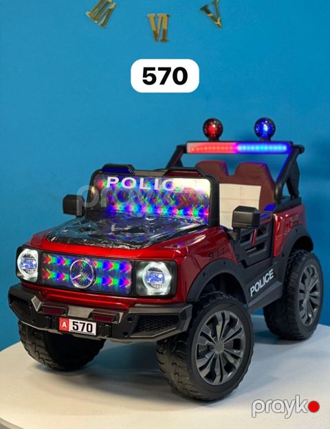 Uşaq elektrik avtomobili Mercedes BM-570, qırmızı — Bakı