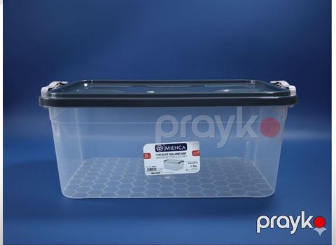 Saxlama Konteyneri Mıenca NT1702, şəffaf qapaqlı, 80 l — Bakı