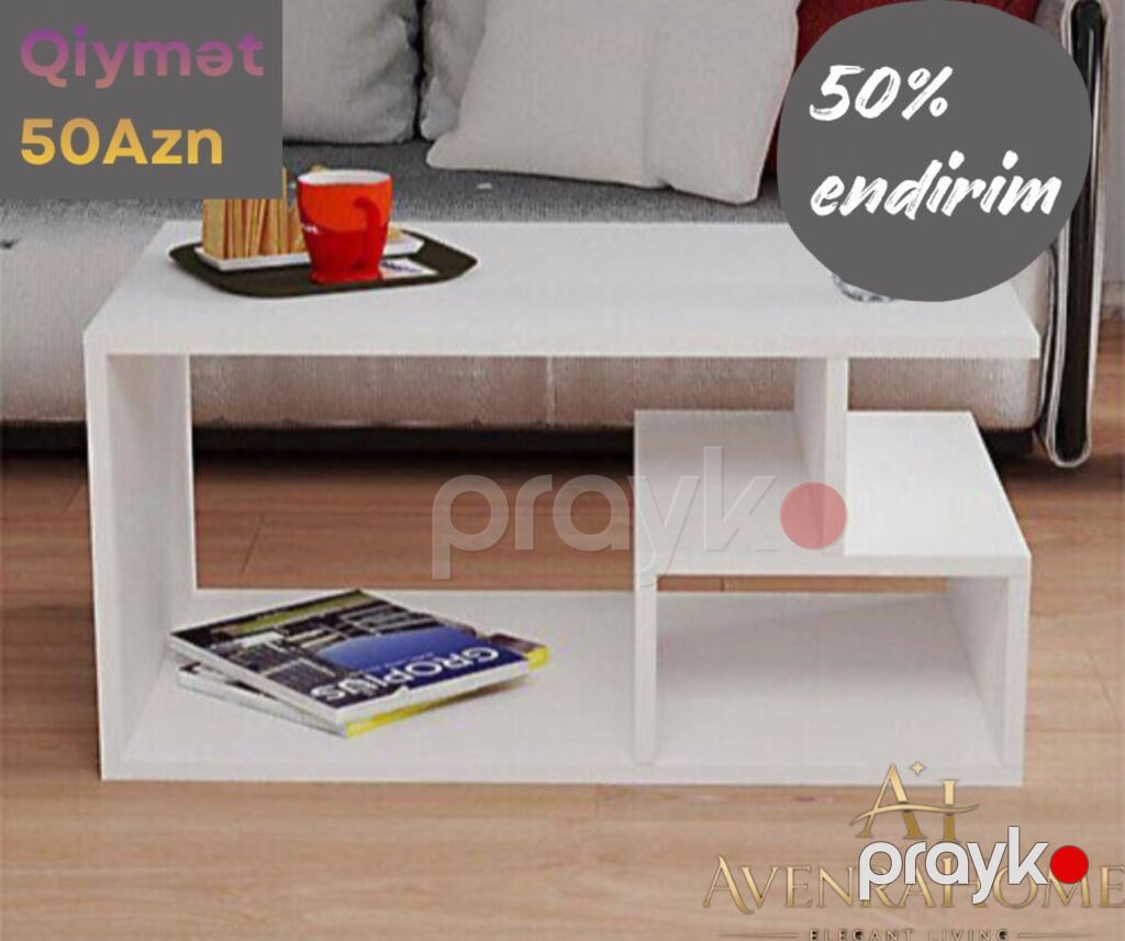 Jurnal masası, Yeni, Açılmayan, Laminat, Dördbucaq masa — Masalar, Bakı (3)