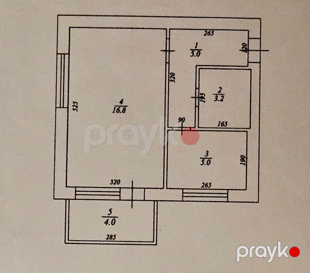 Satılır 1 otaqlı köhnə tikili 35 m² — Mənzil, Bakı (6)