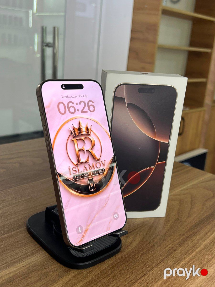 Apple iPhone 16 Pro Max Desert Titanium 512GB/8GB — Smartfonlar, Bakı (2)