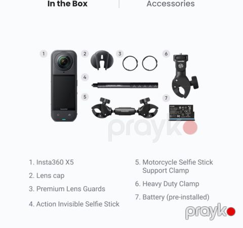 İnsta 360 X5 Moto Bundle — Bakı