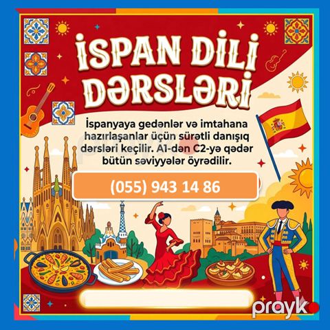 İspanca danişmağa başla — Bakı