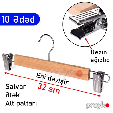 Asılqan dəsti FenEx, 32 sm, 10 əd — Bakı