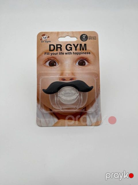 Bığ formalı əmzik Dr Gym AK-23, şəffaf/qara — Bakı