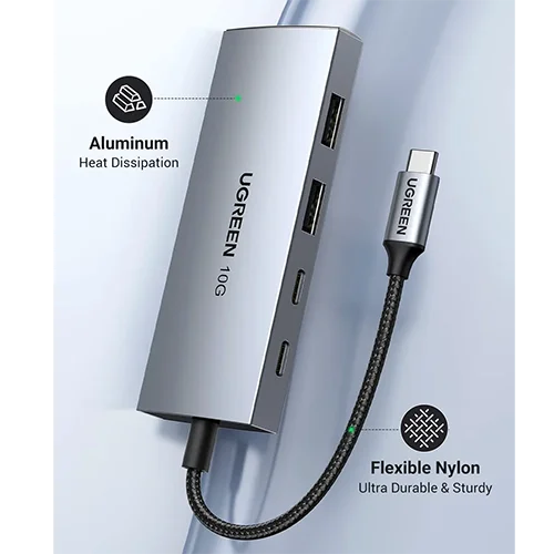Ugreen 30758 4 Port Usb-c Hub — Kabelləri, adapterlər və keçidçilər, Bakı (3)
