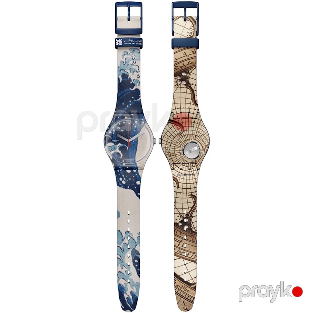 Qadın qol saatı Swatch Originals New Gent The Great Wave by Hokusai & Astrolabe SUOZ351 — Mallar, Bakı (2)