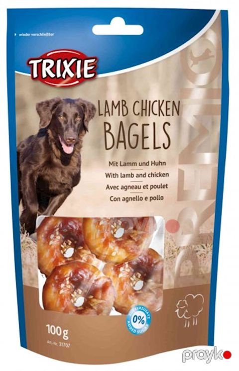 İtlər üçün məzə Trixie Bagels With Lamb and Chicken, 100 q — Bakı
