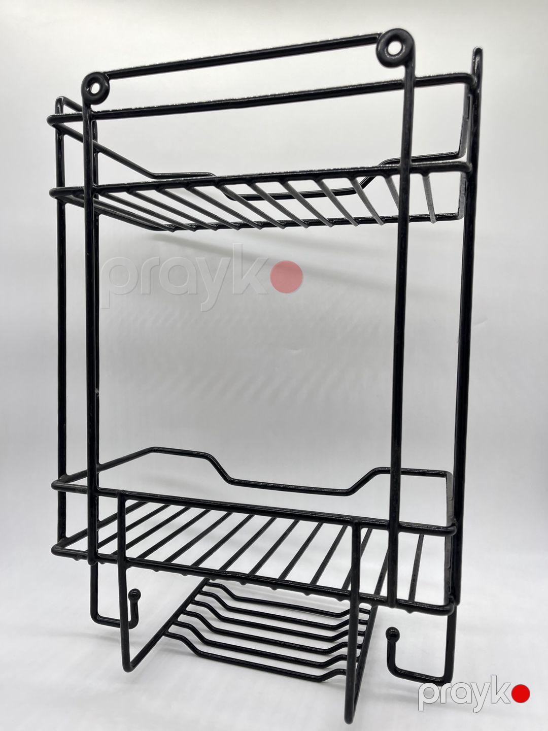 Hamam otağı üçün rəf L61, metal, qara, 40 sm — Mallar, Bakı (2)