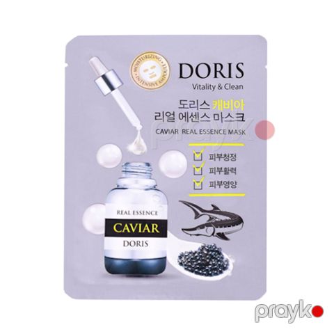 Parça maska Doris Real Essence Mask qara kürü ekstraktı ilə 25 ml — Bakı