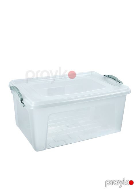 Saxlama qabı StarsPlast, 15 l, plastik, 410x275x187 mm, şəffaf — Bakı