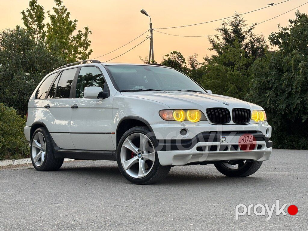 BMW X5, 3.0 L, 2001 il, 300 000 km — Avtomobillər, Bakı (8)