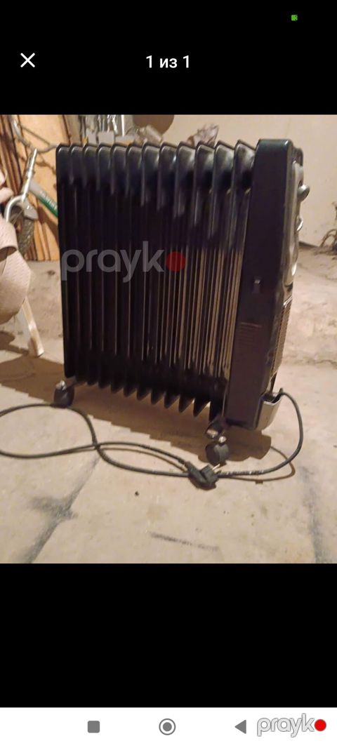 Yağlı radiator tipli elektrikli qızdırıcı - Tip: Elektriklə işləyən — Bakı