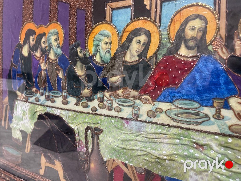 "İsa - sonuncu şam yeməyi" portreti — Kolleksiyalar, Bakı (3)