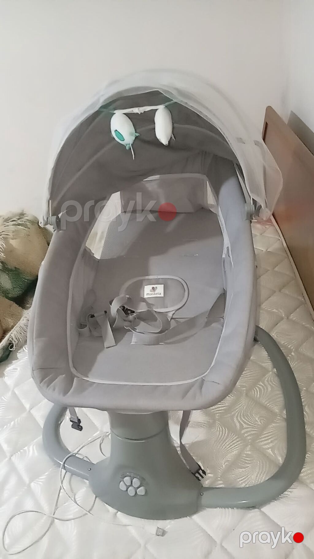 Mastela elektrikli beşik/sallanma kreslosu - 2-si 1-də: yeni — Bəşikləri, Digah (3)