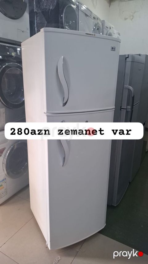 LG iki qapılı soyuducu - Marka/model: LG (üst kamera — dondurucu, alt — Bakı