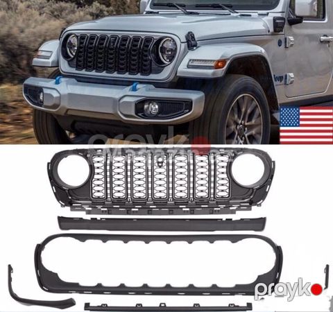 "Jeep Wrangler JL 2024" radiator barmaqlığı — Bakı