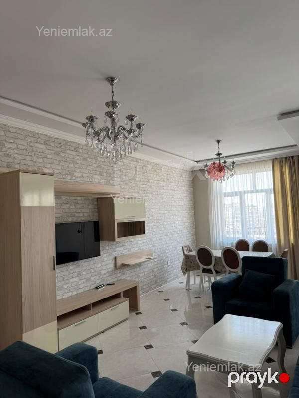Kirayə 3 otaqlı Bina evi menzil (Yeni tikili), 120 m², Nərimanov rayonu — Mənzil, Bakı (2)