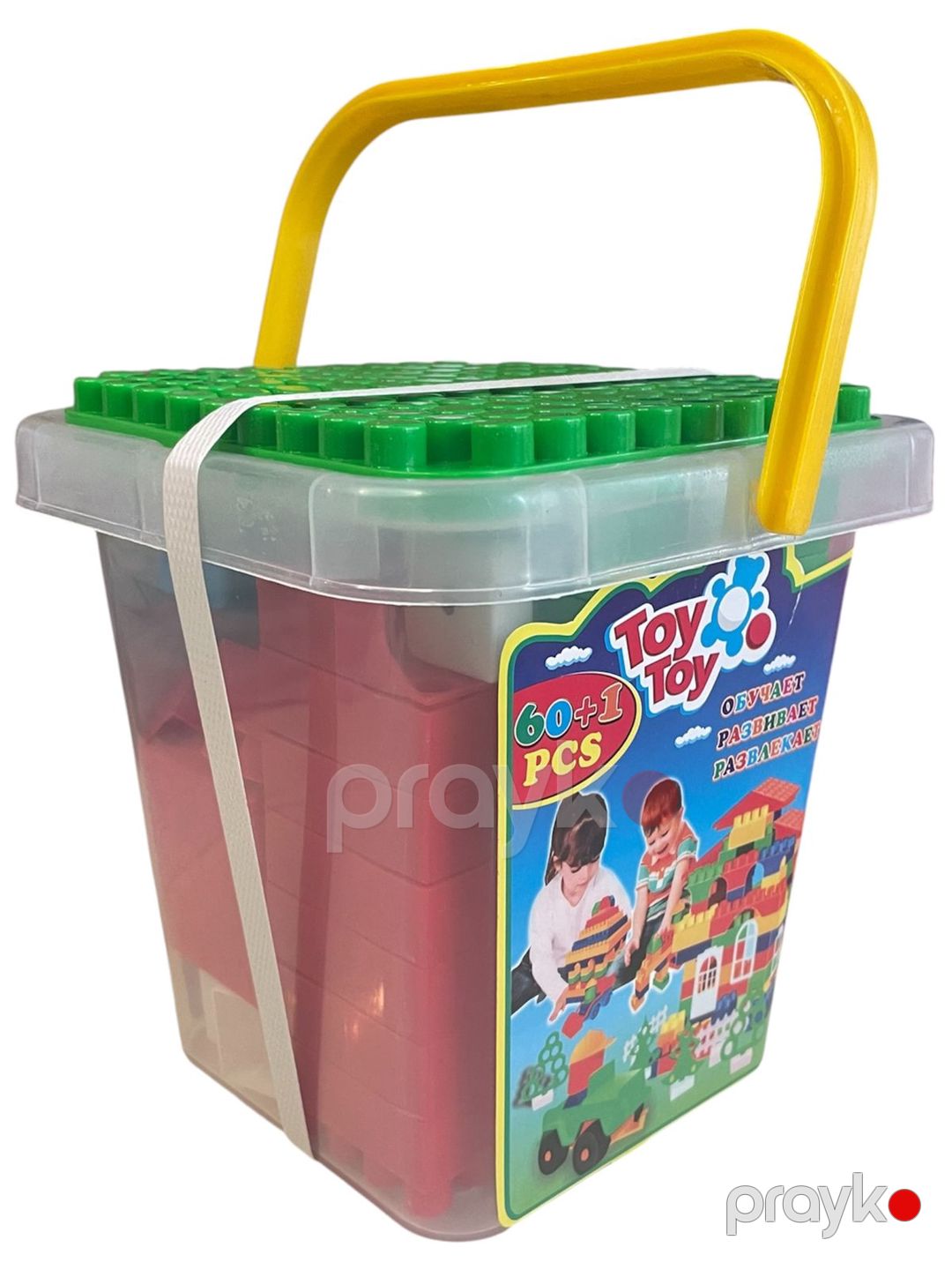 Blok konstruktor Toy Toy, plastik, 3 yaşdan, 60 parça — Mallar, Bakı (2)