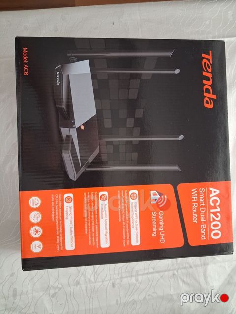 Tenda AC6 AC1200 Smart Dual Band Wi‑Fi Router Xüsusiyyətlər: - İkili — Sumqayıt