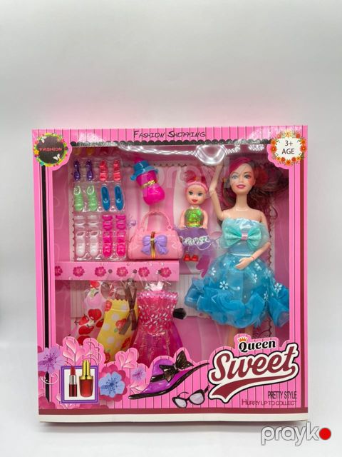 Oyun dəsti Queen Sweet, plastik, 30 sm, 3+ yaş — Bakı