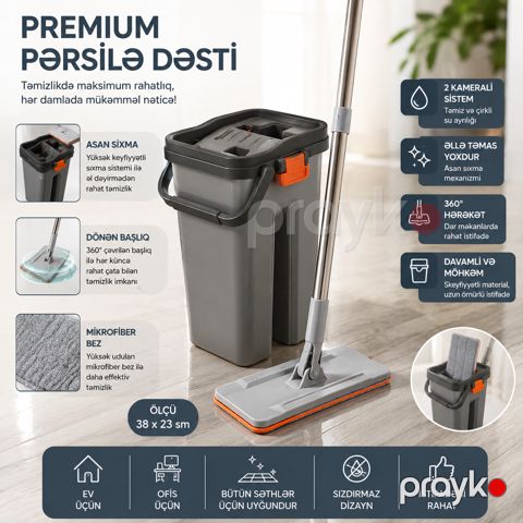 Təmizlik üçün fırça dəst ABS-plastik yığılan — Bakı